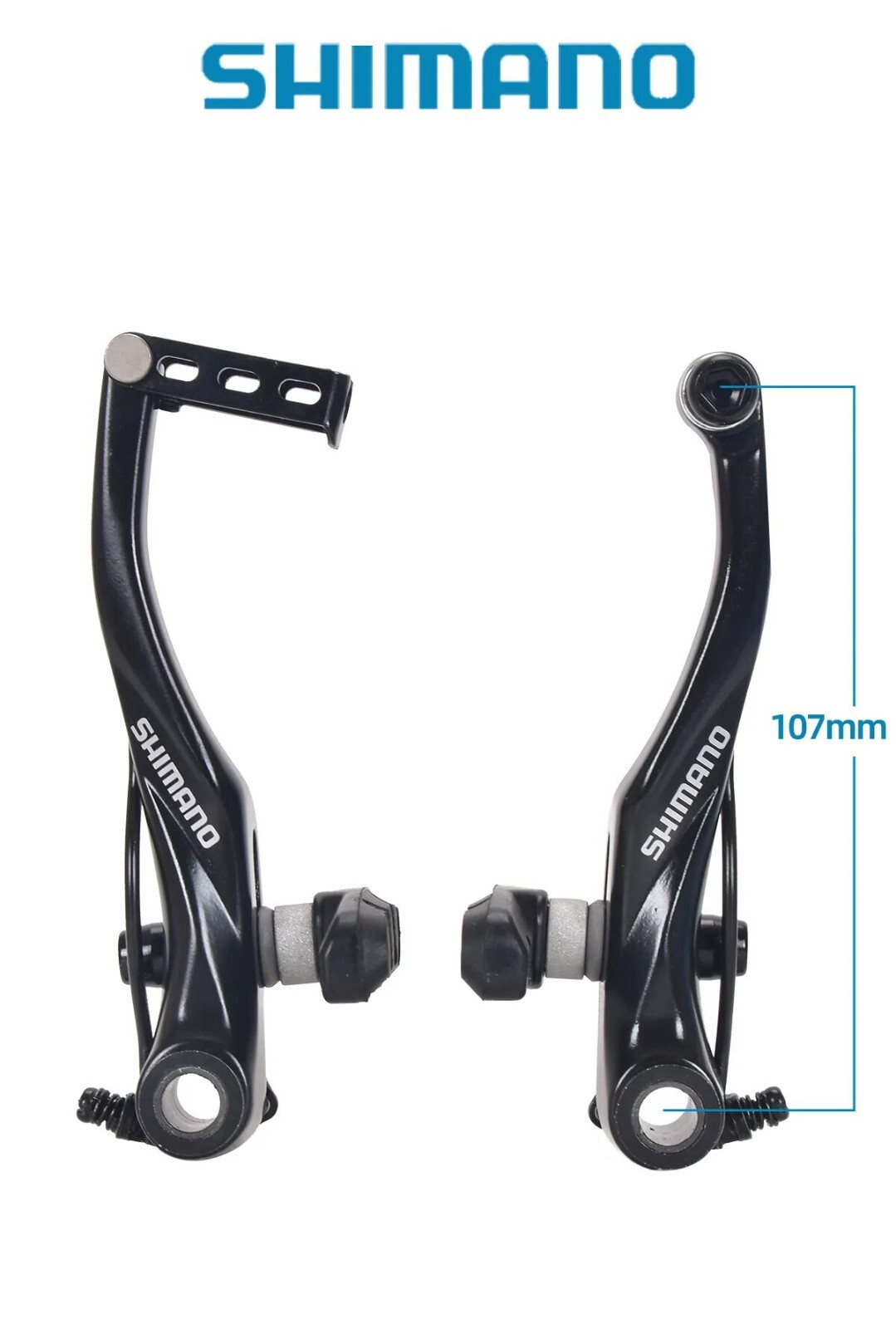 New Shimano Alivio BR-T4000 V-Brakes Caliper Front/Rear Black MTB Bike