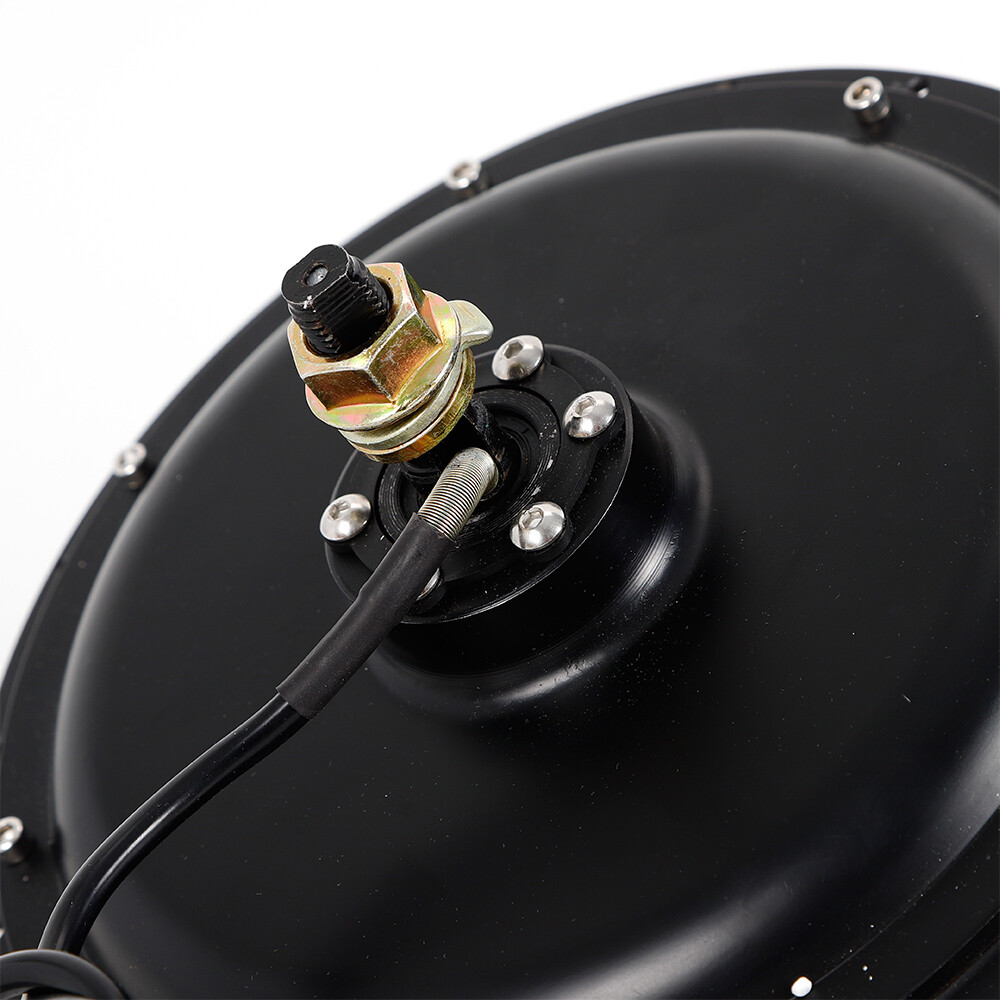 1500W 48V Brushless Gearless Rear Hub Motor 55Nm 20–28in 135mm 36H