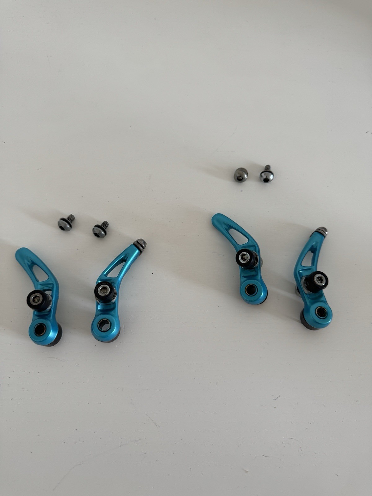 LIGHT BLUE PAINTED V BRAKES BRAKESET MTB BRAKES – mountain bike brakes