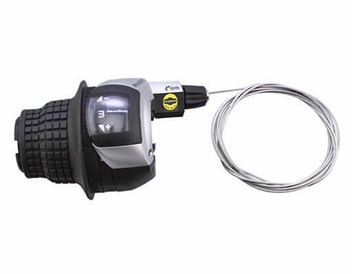 NEW! TWIST LEFT GENUINE SHIMANO REVO 3/SPEED SHIFTER IN BLACK.