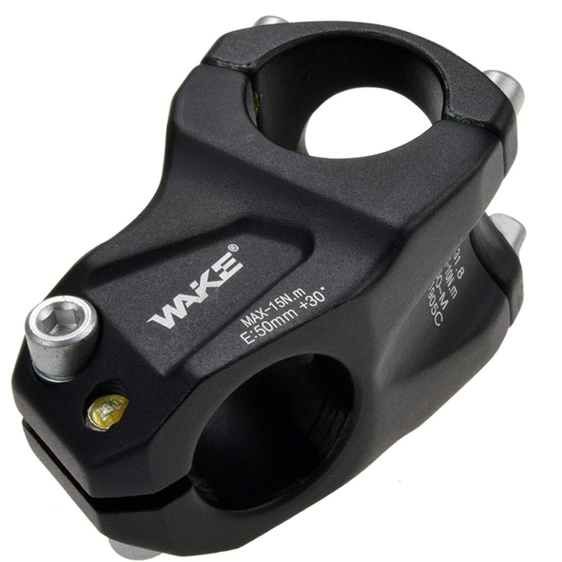 MTB Stem Mountain Bike 31.8 50mm 30 Degree Short Handlebar Black