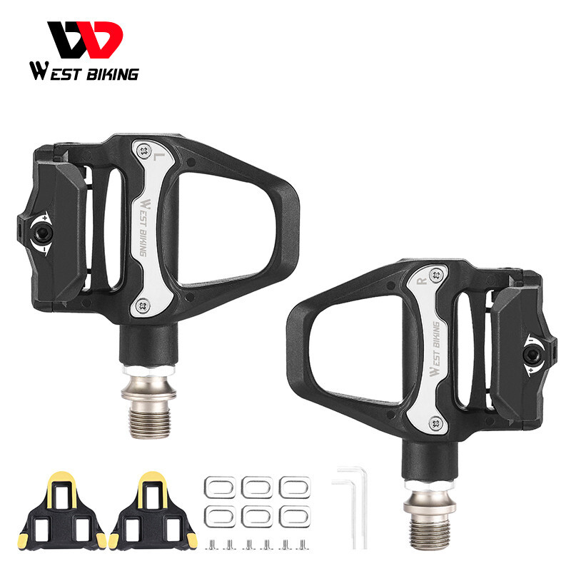 Bike Self-locking Pedals Cycling Clipless Pedals Aluminum Cleats SPD Pedals