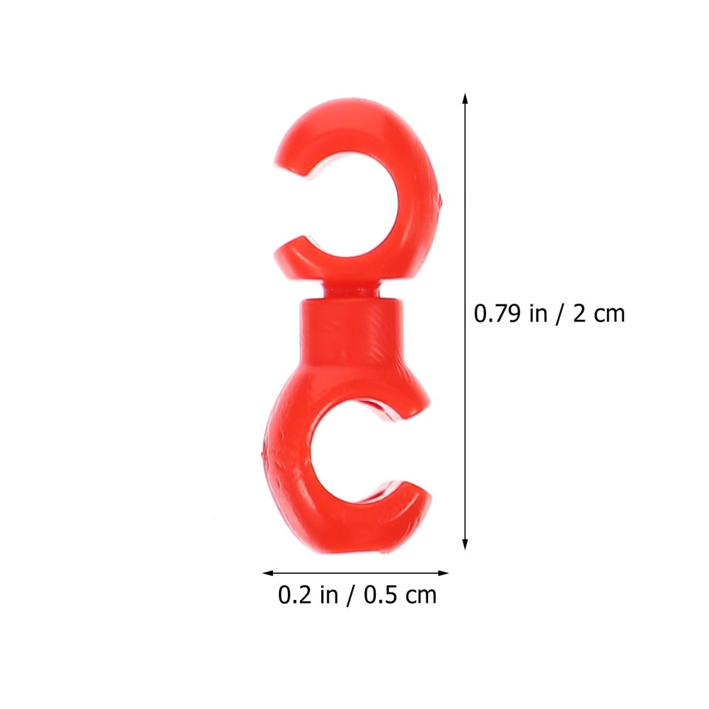 50pcs Wire Clamps Tubing Clips C Shaped Buckle Bike Line Buckle (Mixed Color)