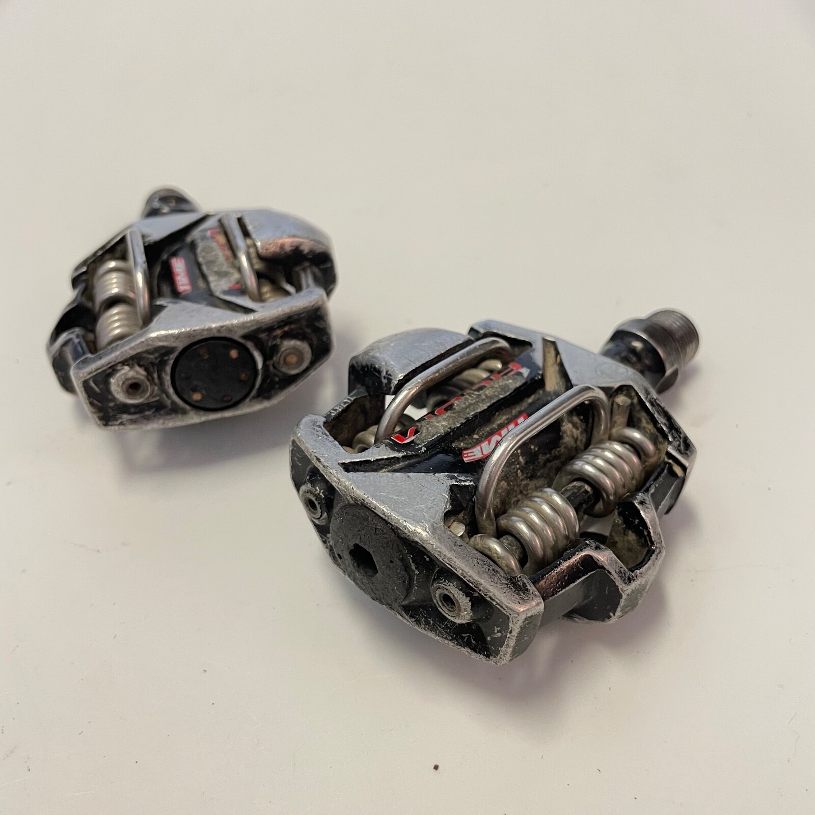 TIME ATAC Alium Clipless Pedals Mountain Bike mtb Vintage