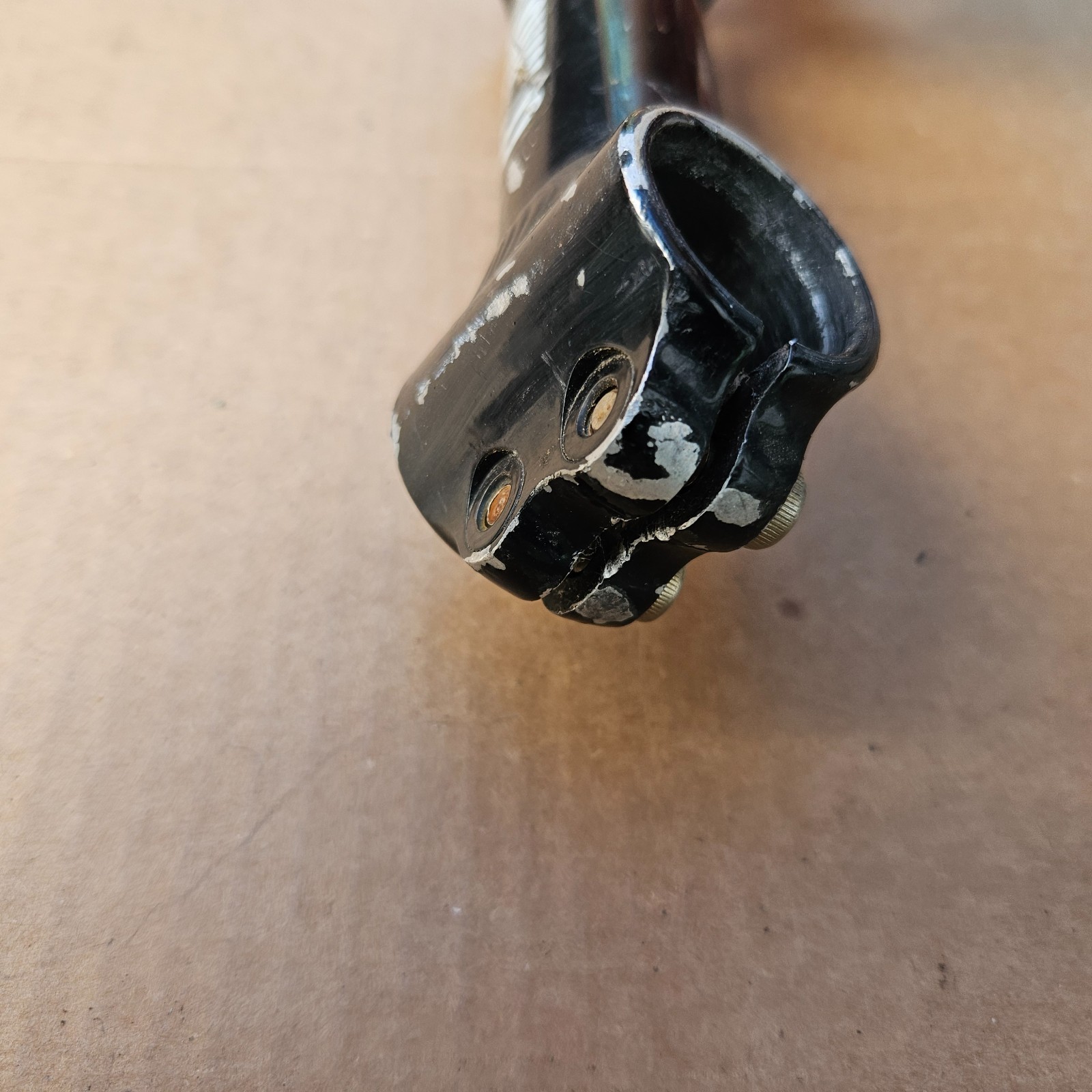 Vintage 1-1/8″ Control Tech Threadless Stem 135mm x 25.4mm Black Removable Face