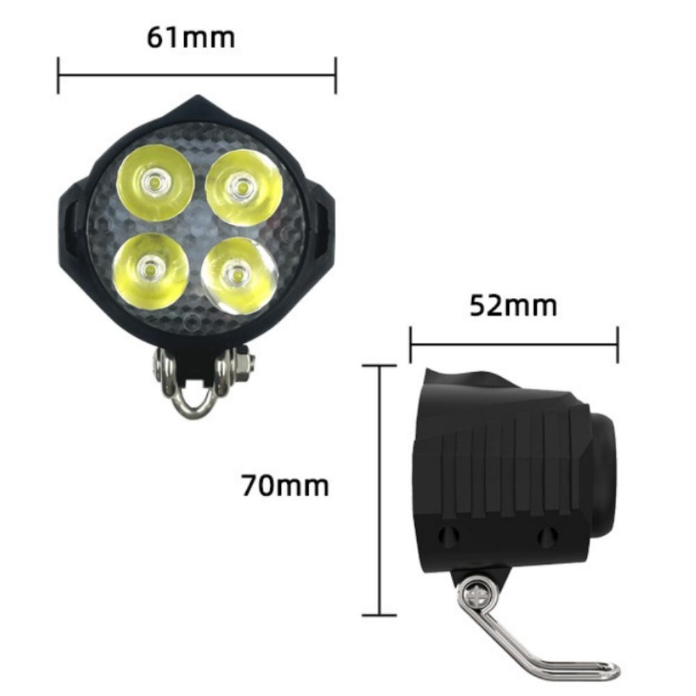 Portable Design LED Dipped Headlight Electric Scooter Light Lightweight 70g