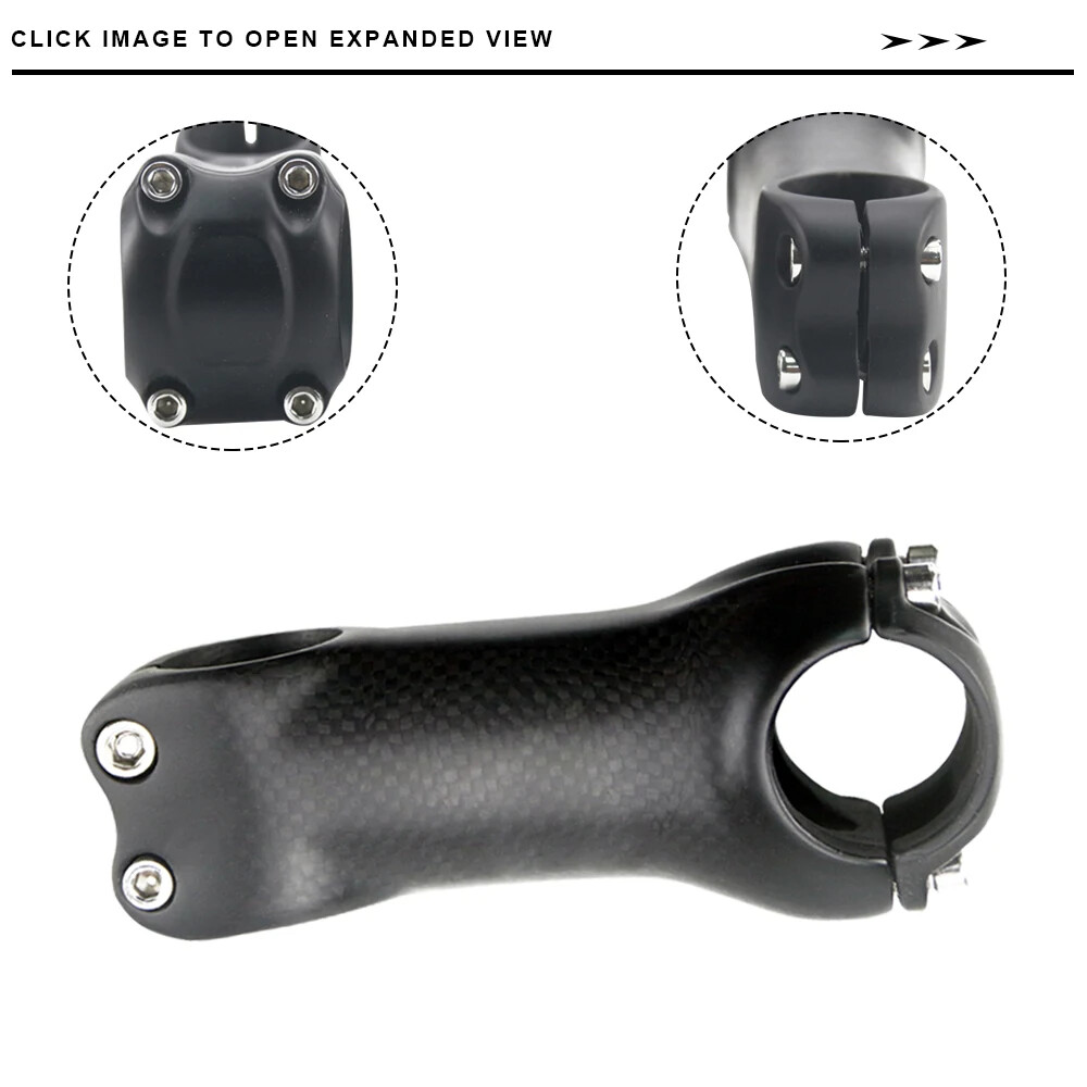 Carbon Power Mountain Road Bike Stem 6/17 Degree 70/80/90/100/110/120/130mm