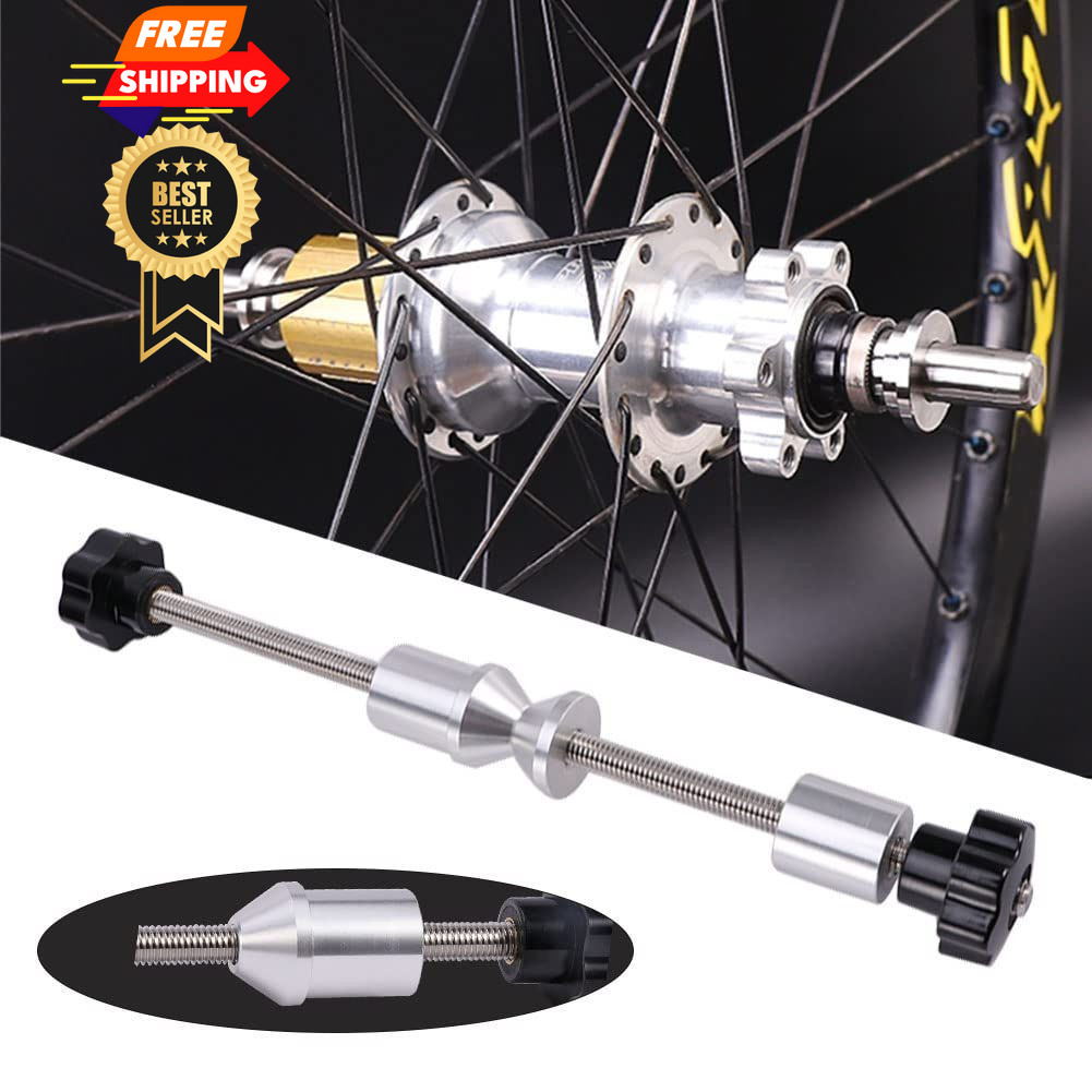 SYCOOVEN Bike Wheel Truing Stand Aluminium Alloy Thru 250 mm, As Picture Show