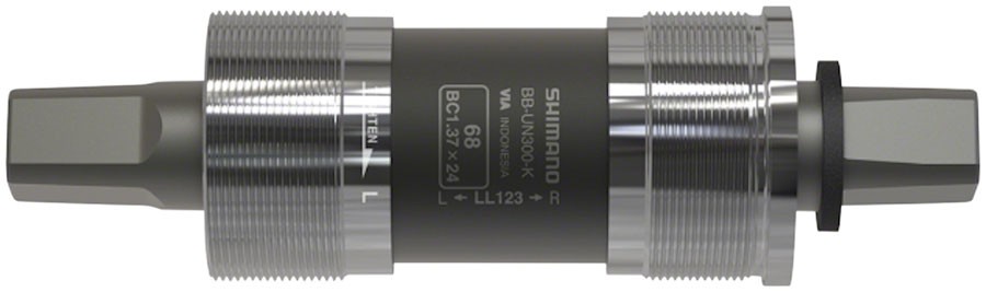 Shimano BB-UN300-K Square Taper JIS 68×127.5mm Spindles English Bottom Bracket