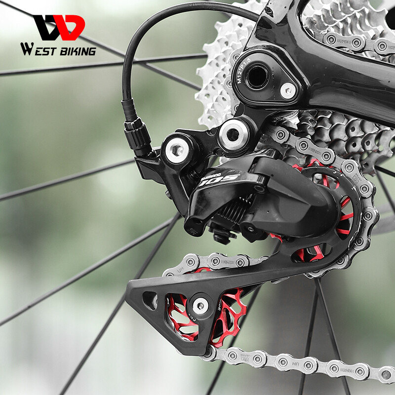 WEST BIKING Ceramic Bearing Bicycle Rear Derailleur Guide Wheel Pulley 11T/13T