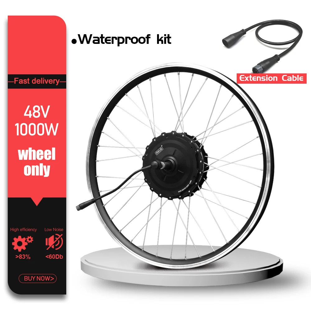 48V 1000W Mountain Electric Bike 20-29in700C Rear Brushless Gear Hub Motor Wheel