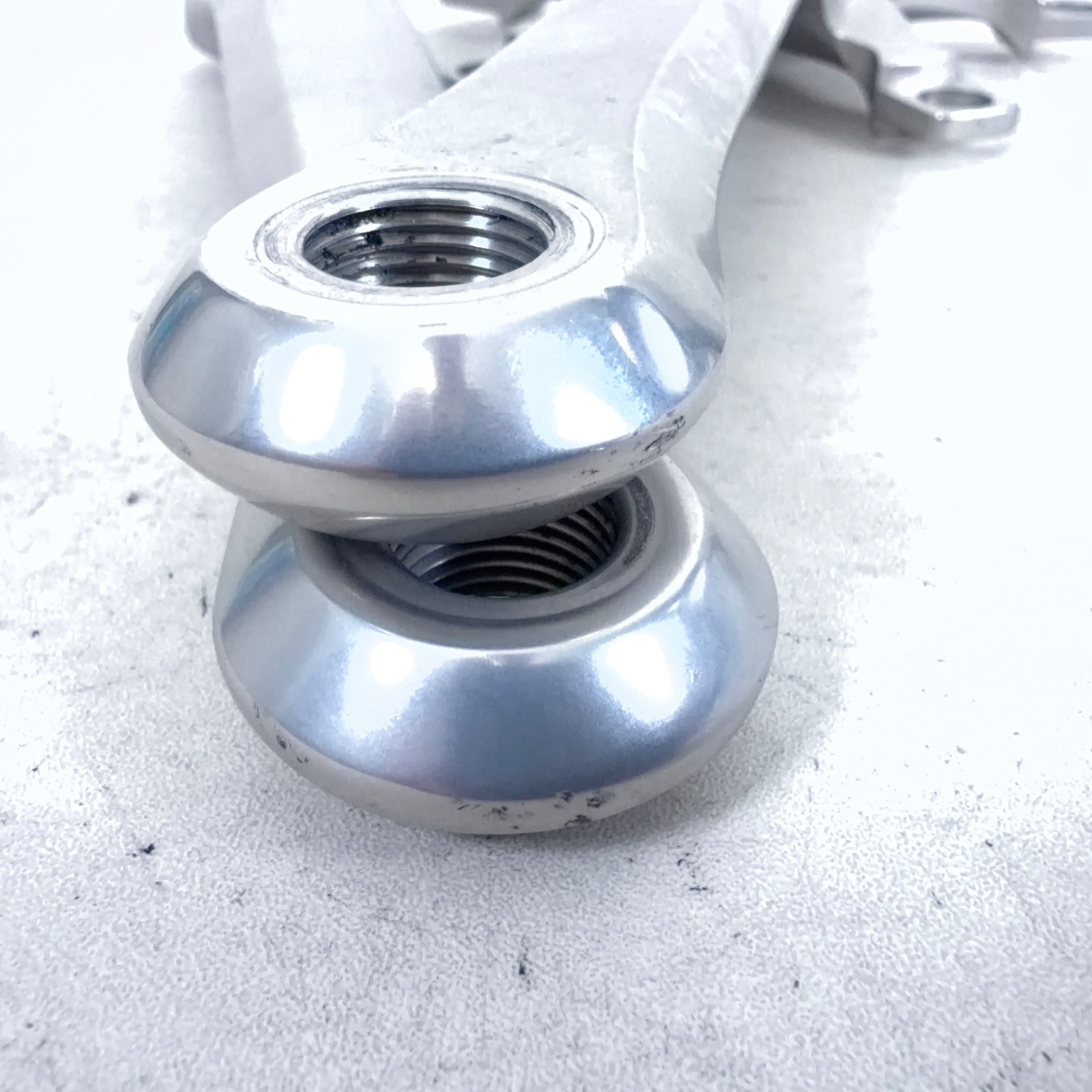 Vintage Campagnolo Triomphe Crank Set 116 BCD Shield Victory Double 170 mm