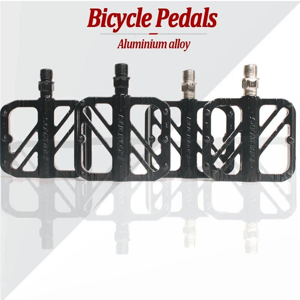 Flat/Platform Pedals 3 Bearings Mountain Bike 9/16” Aluminum For Shimano Pedals