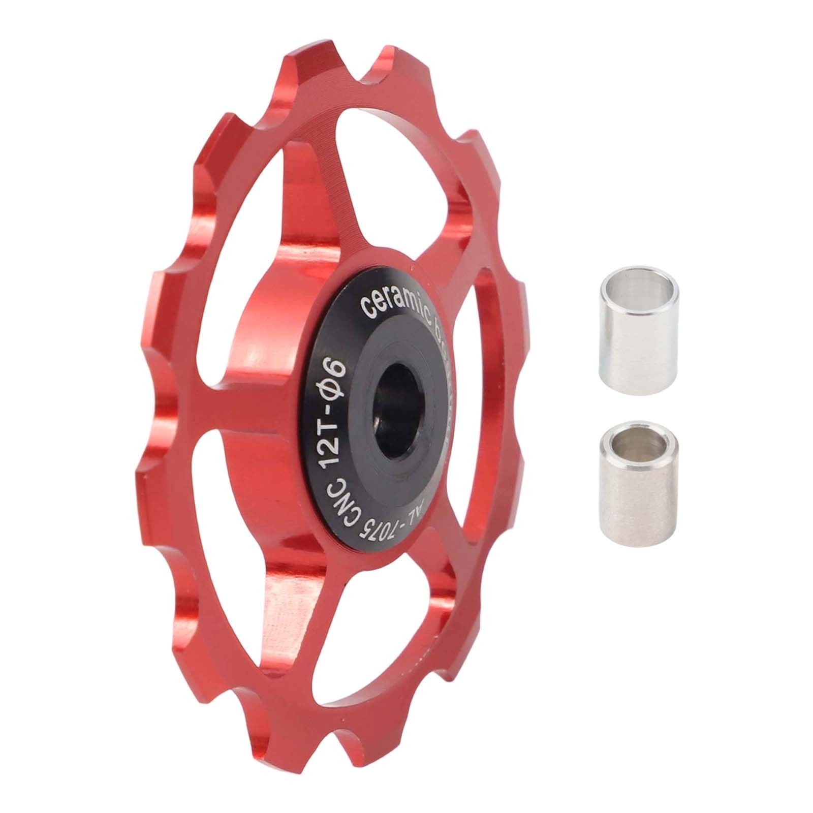 1x 17T Wheel MTB Ceramic Bearing Pulley Replacement Rear Derailleur New