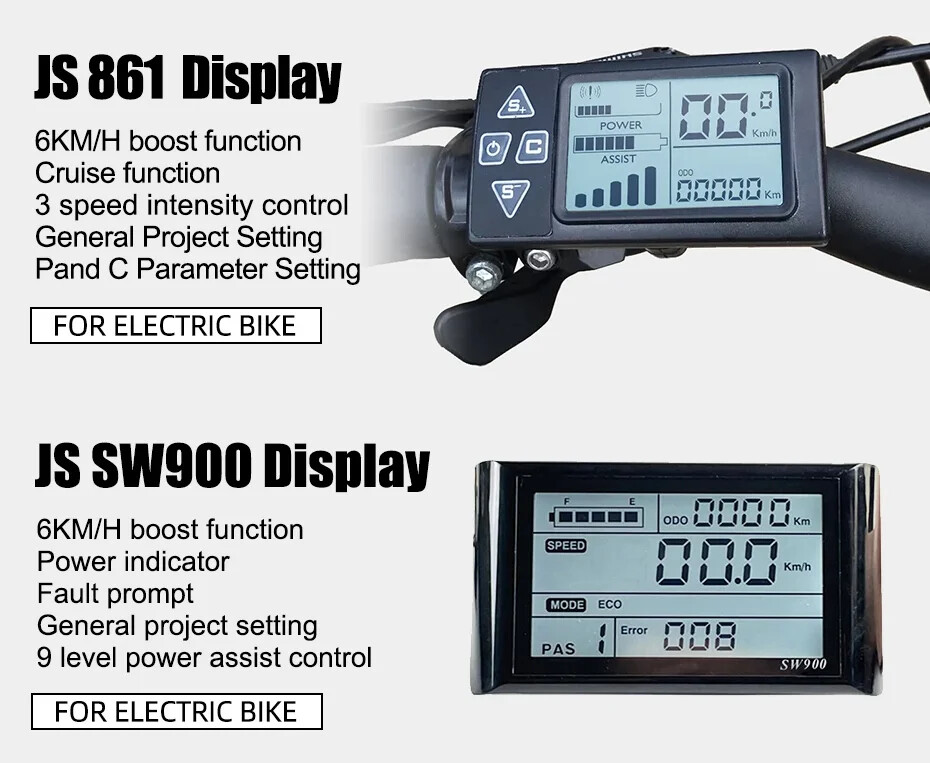 250W 350W 500W Electric Bike Conversion Kit Brushless Gear Motor LCD Display