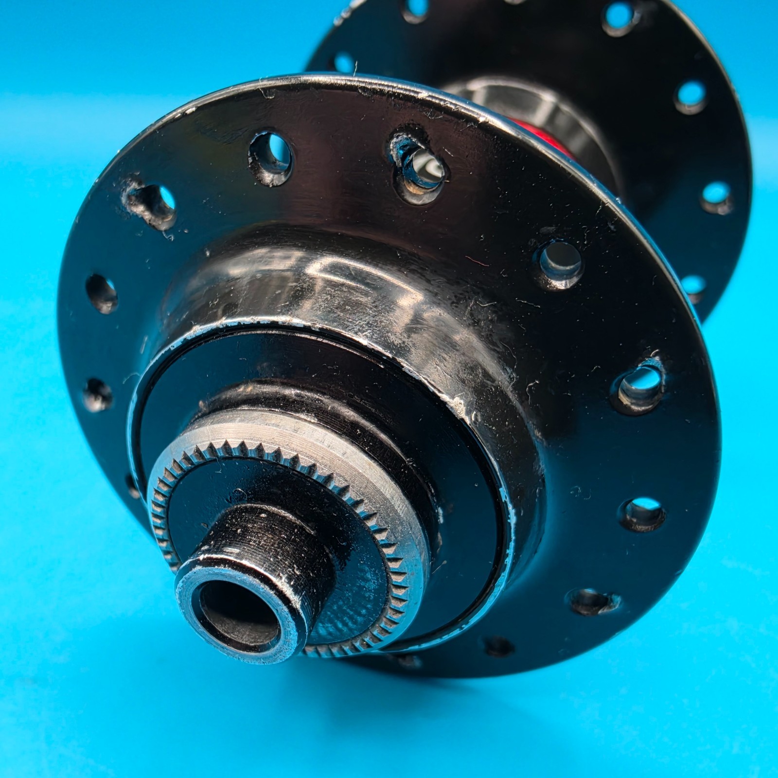 Bontrager Front Disc Brake Hub QR 100mm 28 Hole 6 Bolt Disc SMOOTH BEARINGS! g13