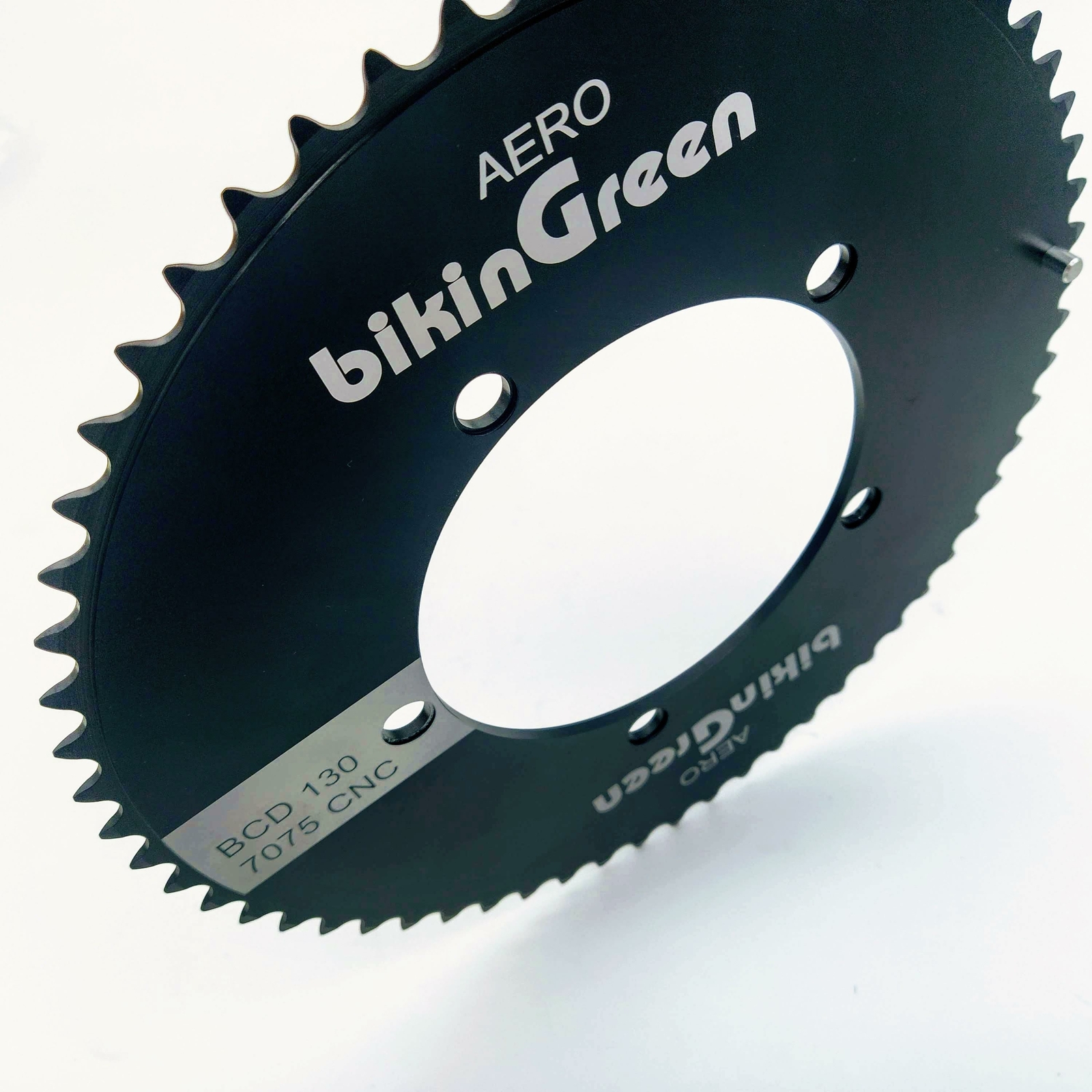 Bikingreen 60T Chainring BCD130 Recumbent CNC 7075 Road Single Black