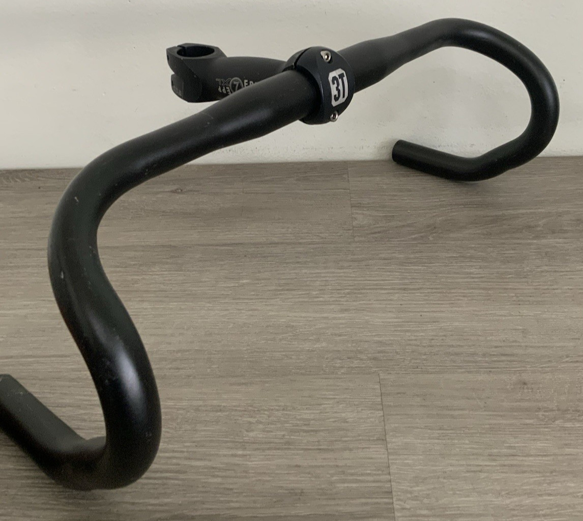 UNO ANATOMIC DROP BARS 42 CM C TO C 3T ZEPP THREADLESS STEM 120 MM