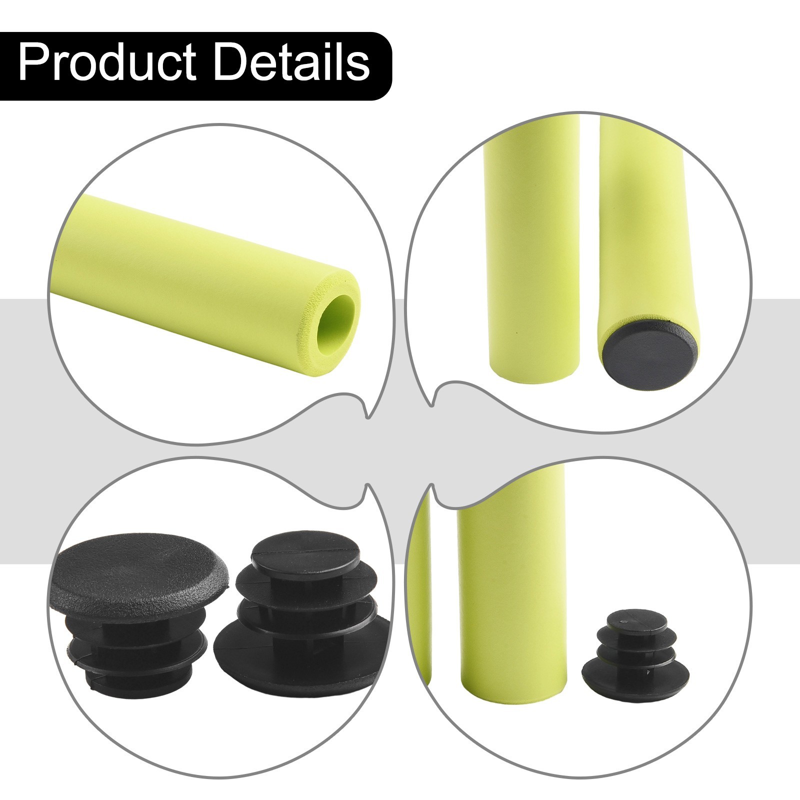 1 Pc MTB Soft Foam Silicone Sponge Handle Bar Grips Handlebar Cover Bike Bicycle
