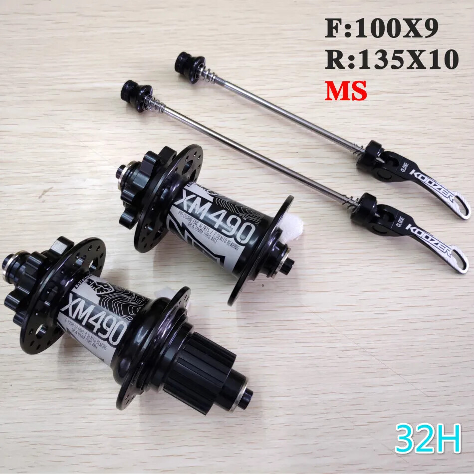 MTB Hubs 4 Bearing 6 Claws Mountain Bike Hub Front Rear QR or Thru 32 Holes