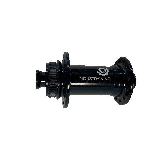Industry Nine 1/1 Front Hub – 12 x 100mm, Center-Lock, Black, 24H