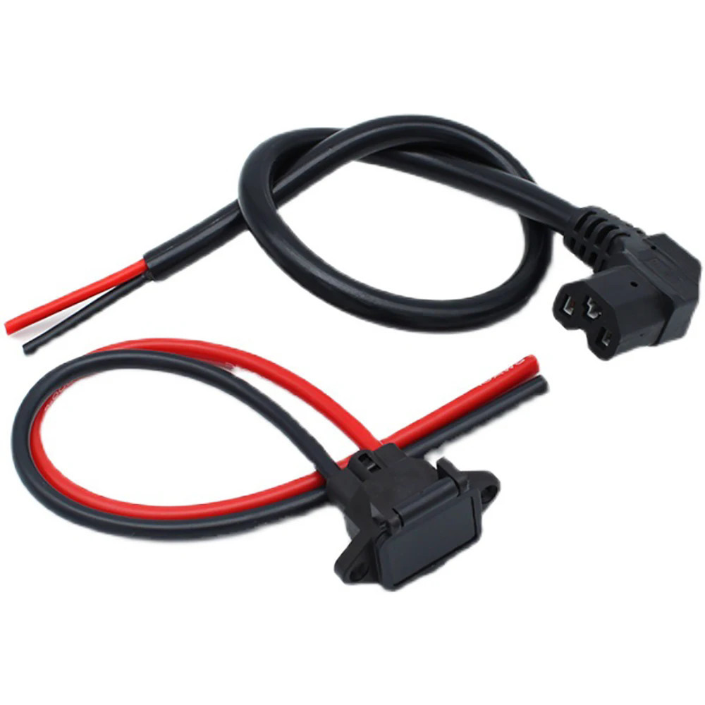 Electric Bike Battery Charging Socket E-Bike Battery Charger Male / Female plug