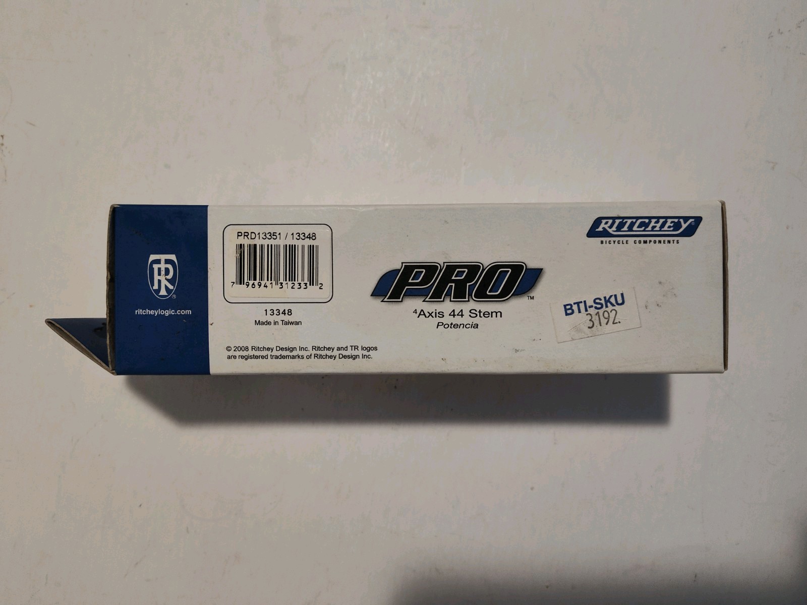Ritchey Pro Threadless Stem 110mm /6° / 84° 4 Bolt Axis 5Nm Black, Blue, Silver