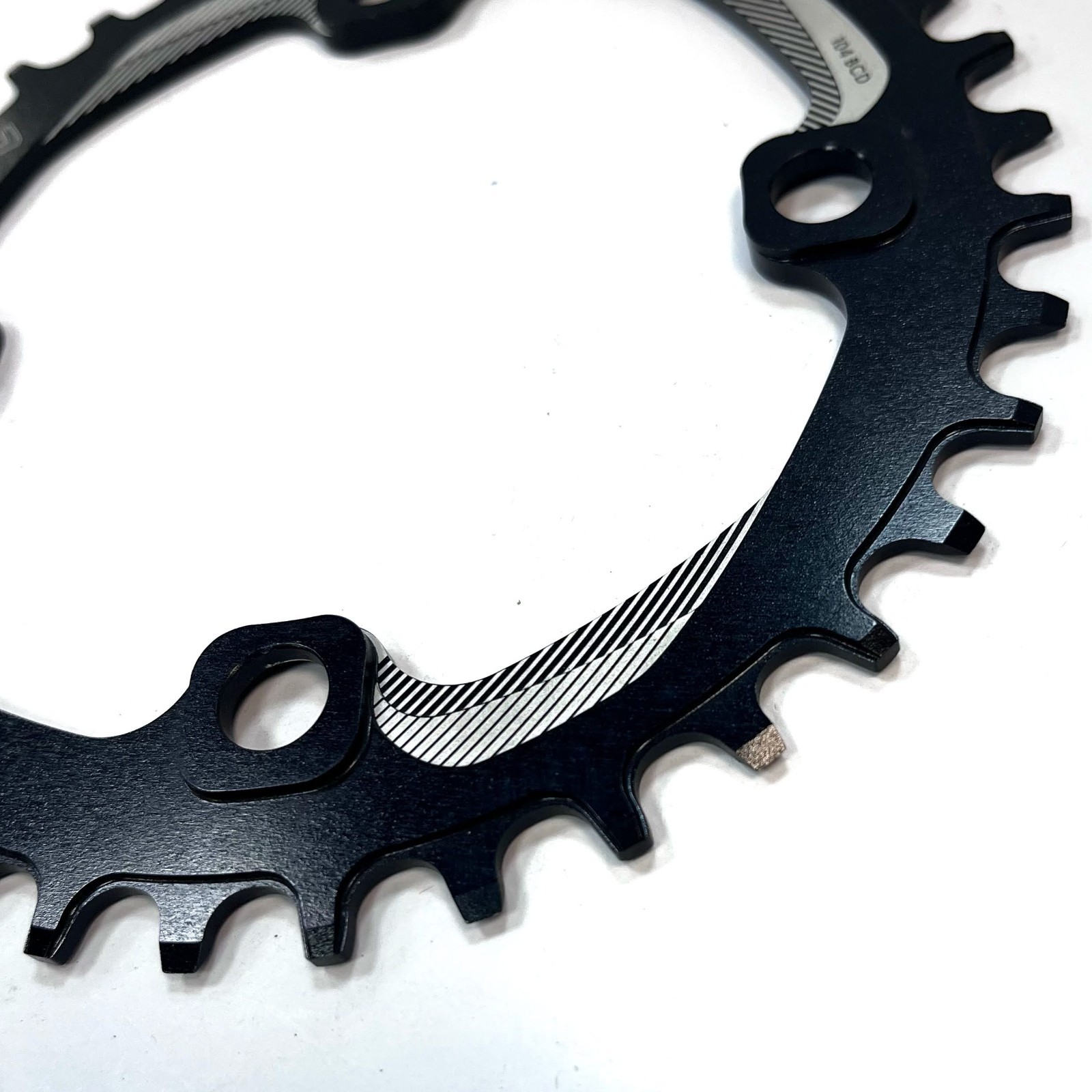 Funn Solo Narrow Wide Chain Ring, BCD 104mm (36T, Black) – Lightly Used