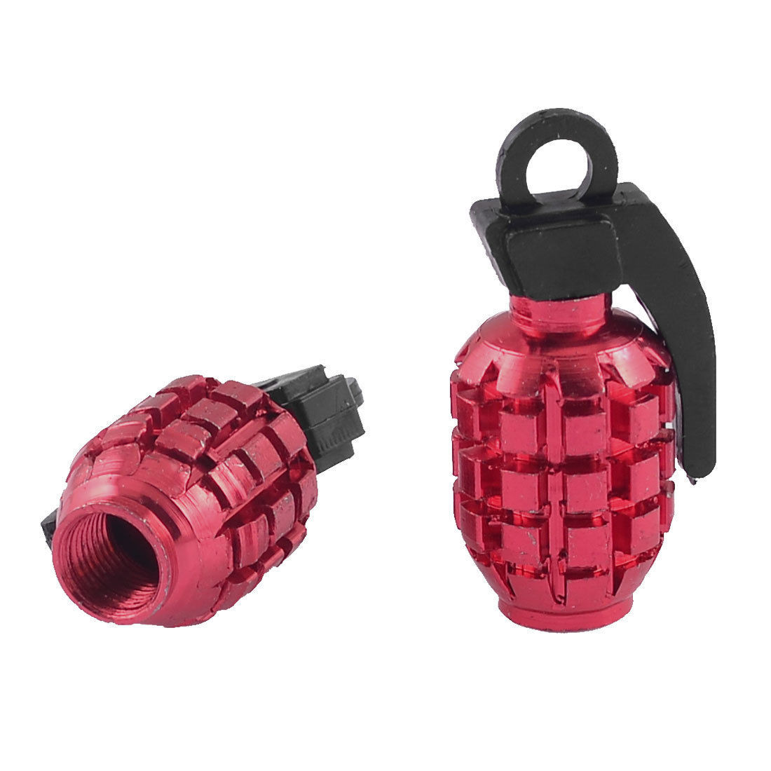 Grenade Aluminum Tire Valve Caps Bike Universal Car Motorcycle One pair H VS01