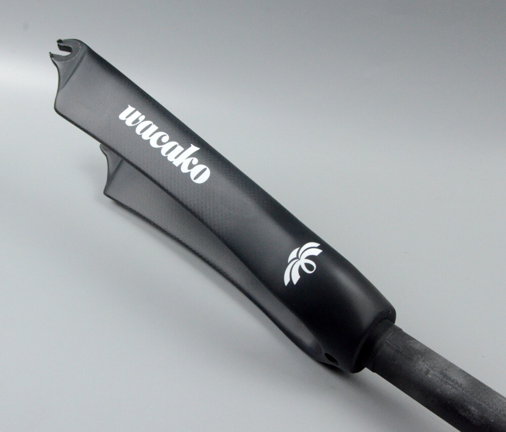 18/20/22 in Full Carbon Fiber Fork BMX Folding Bike Rigid Fork Rim Brake 28.6mm