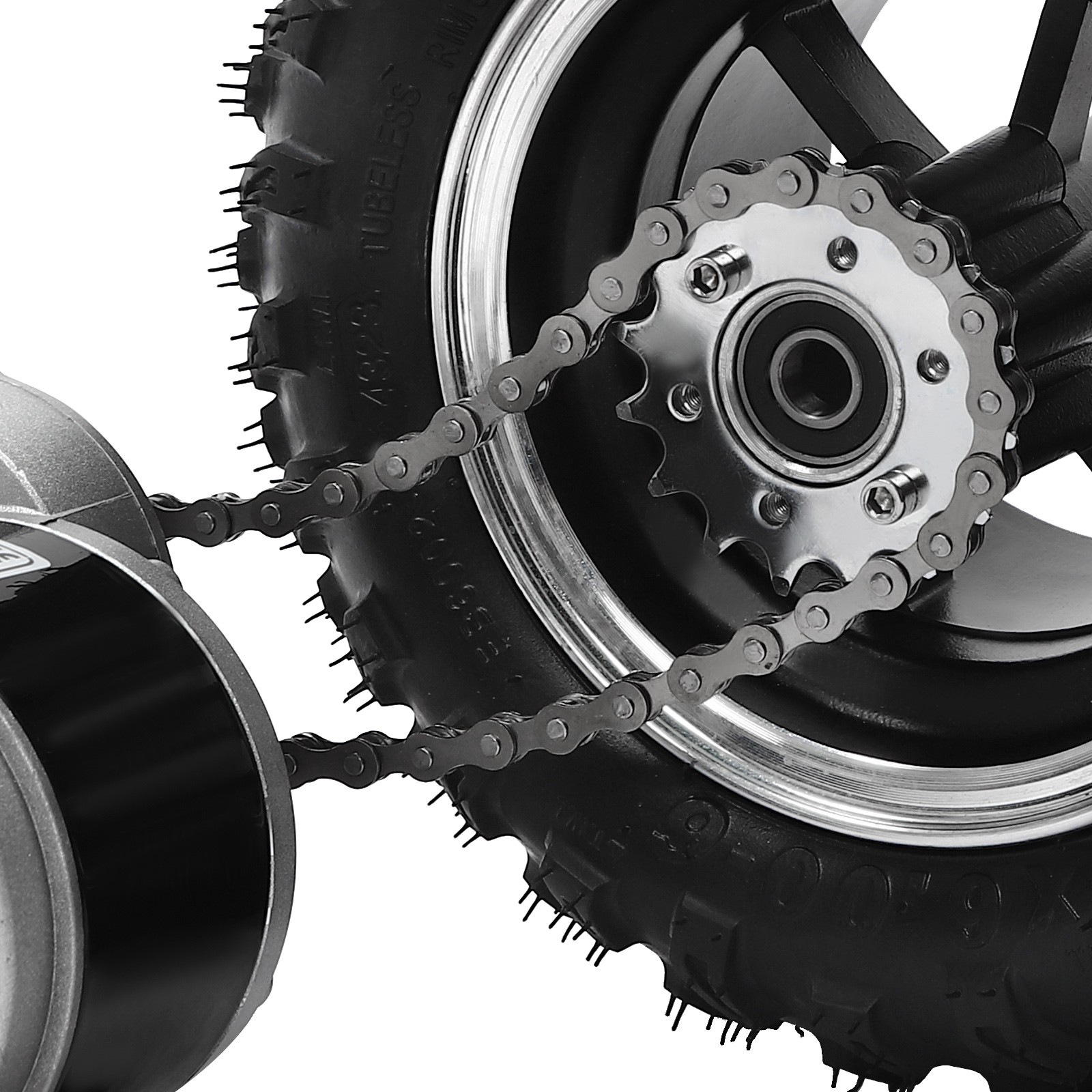 Motor Drive Air Wheel Conversion Kit Double Wheel Set Electrical Beach Scooter
