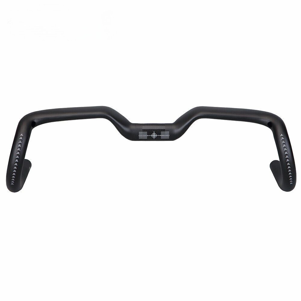 Carbon Fiber Road Bike Handlebar Rise Bar Cyclocross Gravel Bike Drop Bar 31.8mm
