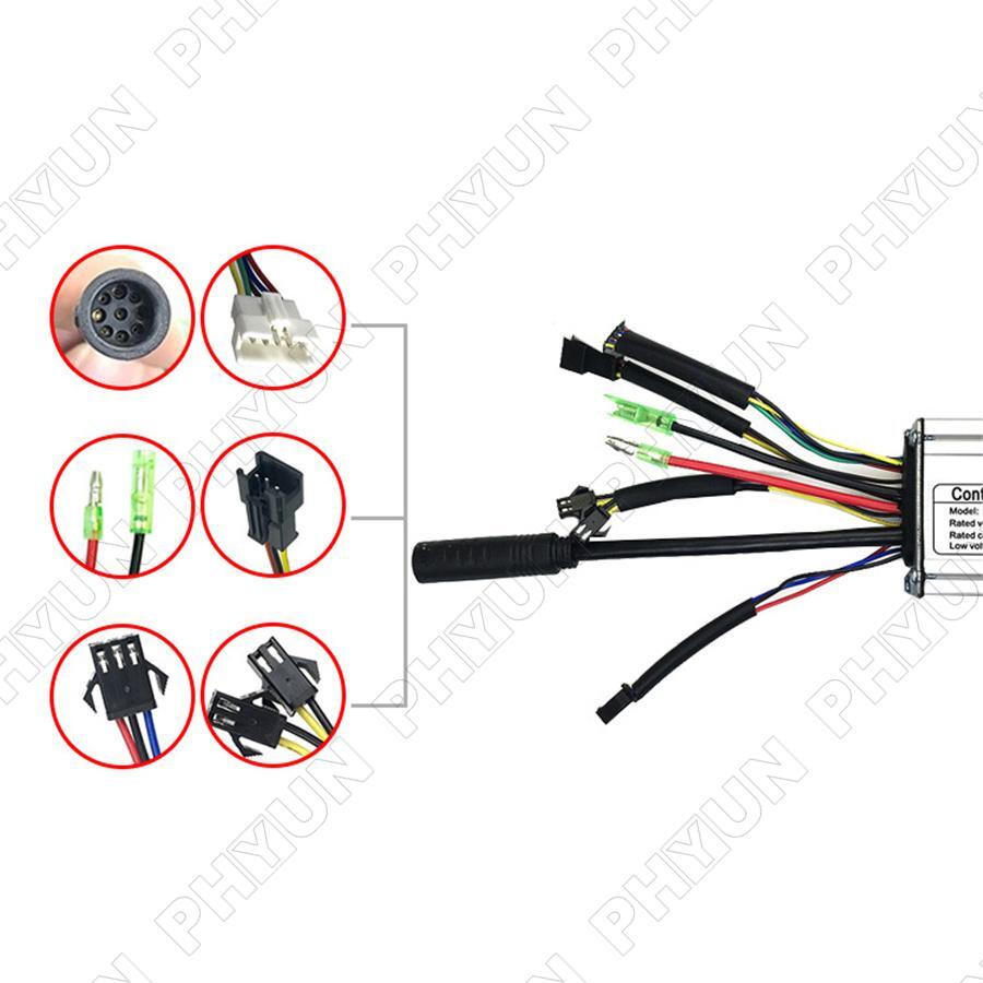 1x DC 36/48V 15A Controller For 250W 350W Brushless Motor Ebike Electric Bicycle