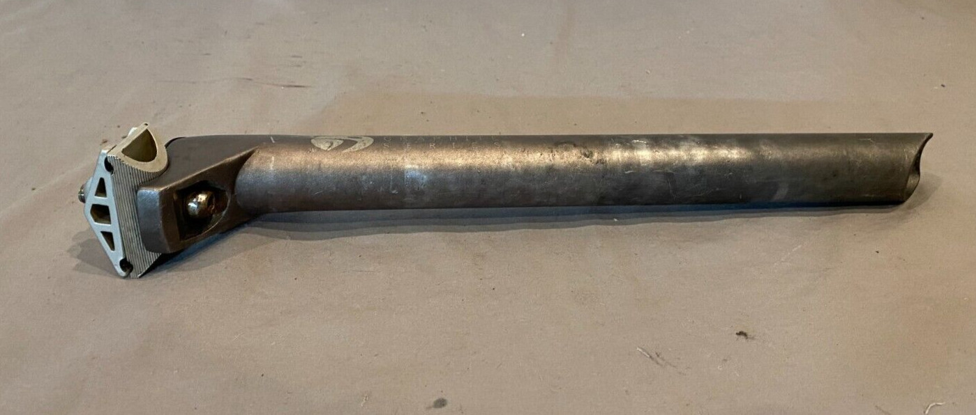 Vintage Icon Graphite Series 31.6mm x 350mm Aluminum Seatpost Fast Shipping