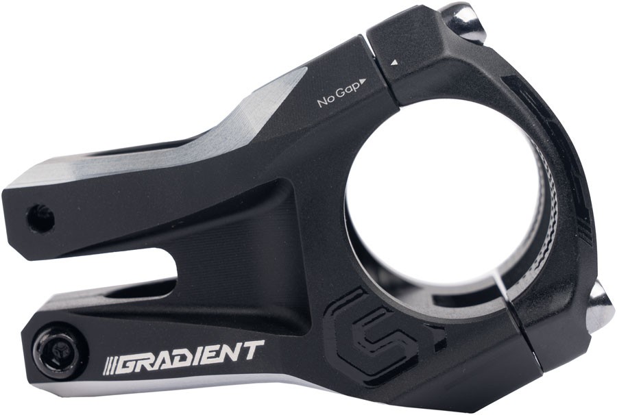Full Speed Ahead Gradient Alloy Stem 33mm 35mm Clamp Black CNC Machined