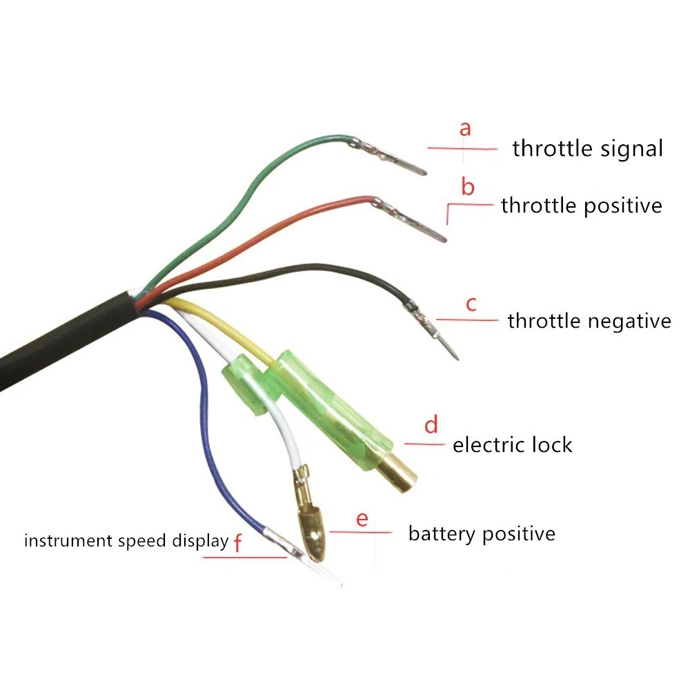 Electric Bike Twist Throttle 36v 48v Grip Speed Display Brushless Controller Kit