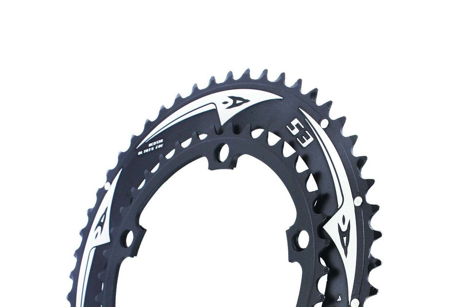 Aerozine Road Cyclocross eBike Bike 10 11 Speed Crankset Chainring 53T Black