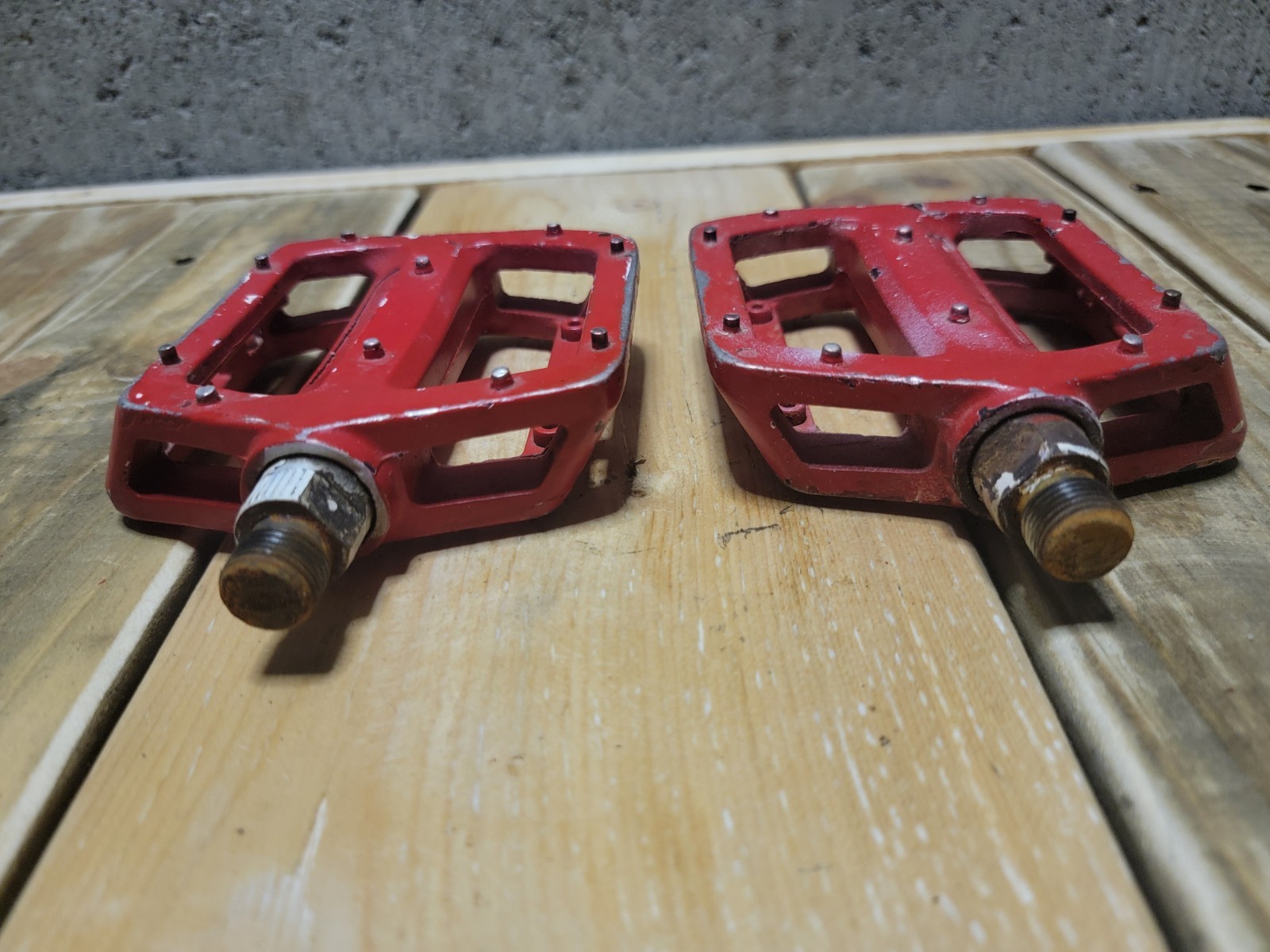 S&M 101 Aluminum Pedals 9/16″ Chromoly Spindle BMX For 3pc Cranks.