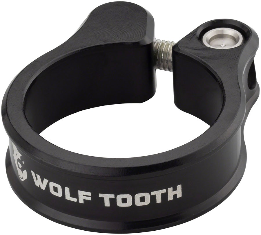 Wolf Tooth Seatpost Clamp – 34.9mm, Bolt-On, Black