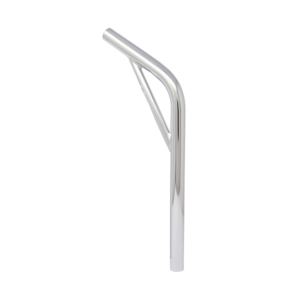 LAYBACK W/SUPPORT 22.2MM 7/8″ STEEL SEATPOST OLDSCHOOL BMX PRO+ BICYCLE CHROME