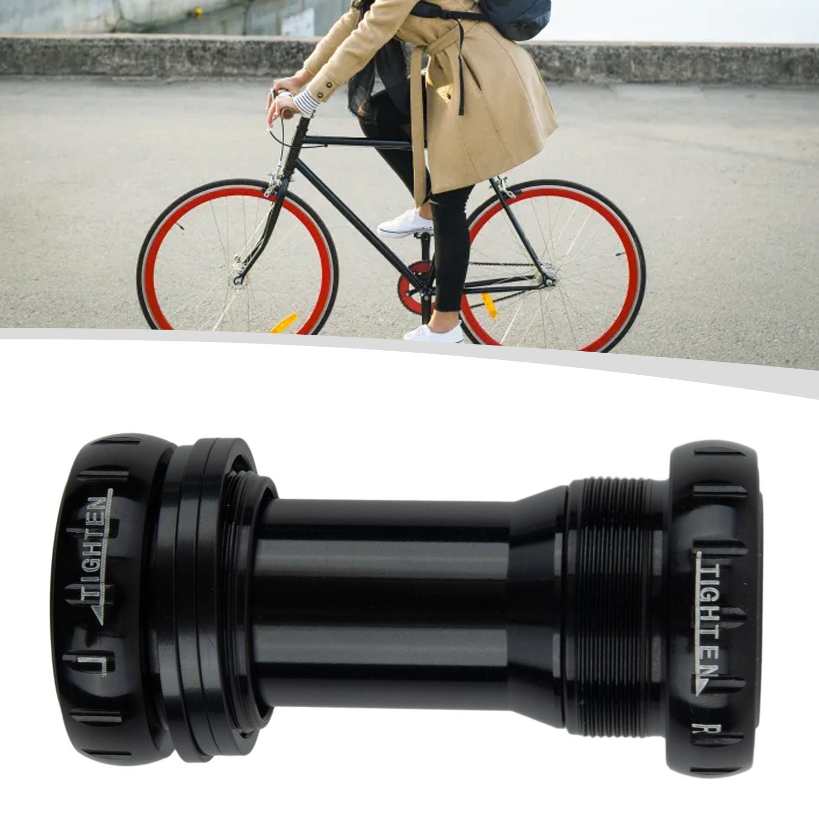 Ceramic Ball Bearing Bottom Bracket 68-73mm BB52 Components Multicolour