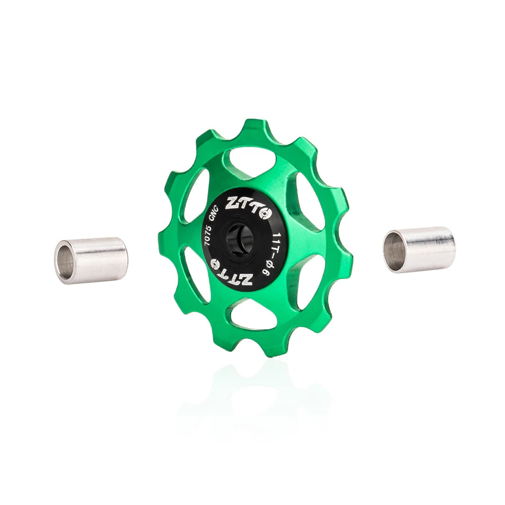 MTB Bicycle Rear Derailleur Jockey Wheel 11T 13T Steel Bearing Pulley AL7075 CNC
