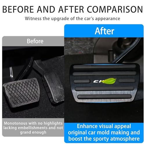 Pedal Covers Anti-Slip Foot No Drilling Aluminum Non-Slip Glossy Black
