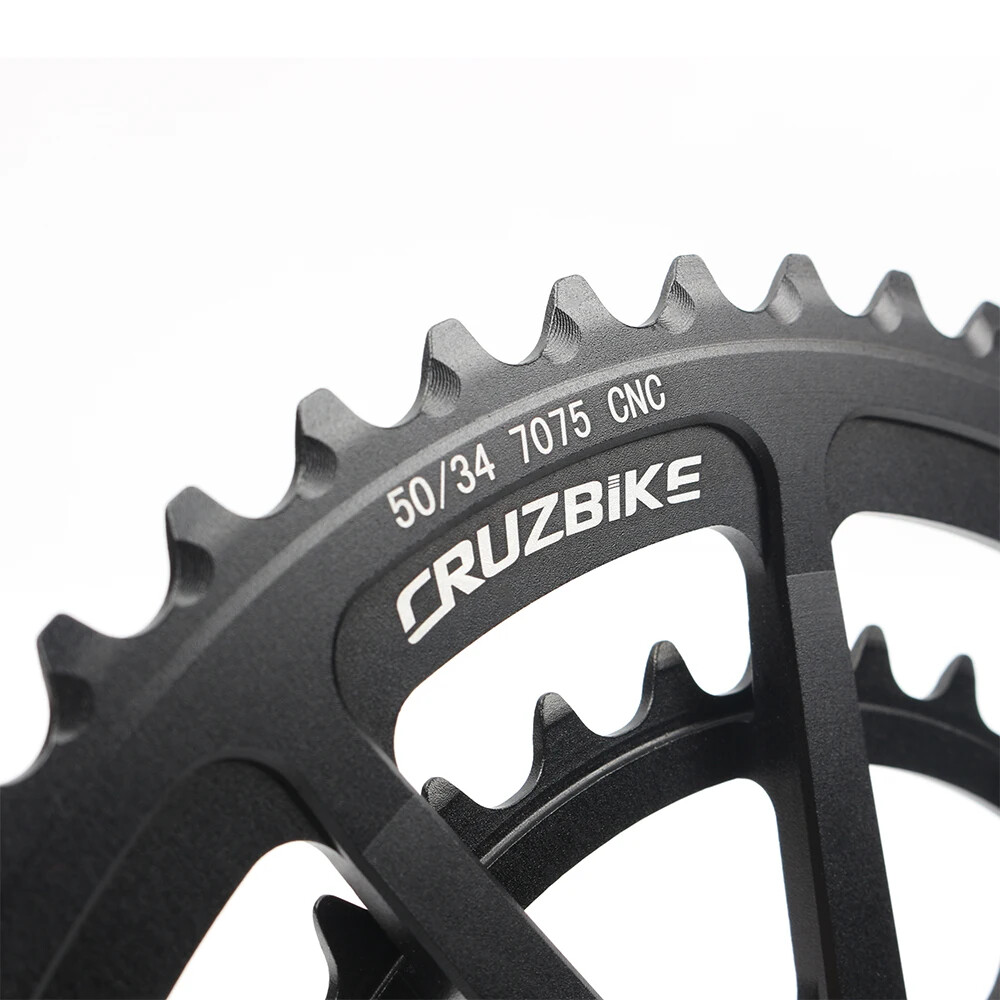 Road Bike Double Chainring 50-34T 52-36T 52-42T 53-39T 9/10/11/12 Speed Crankset