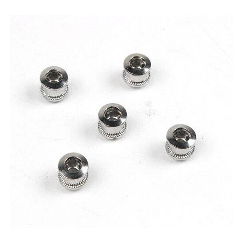 4/5X Steel Bike Chainring Bolts 6.5 Single 8.5 Double Triple Speed Nut Screw MTB