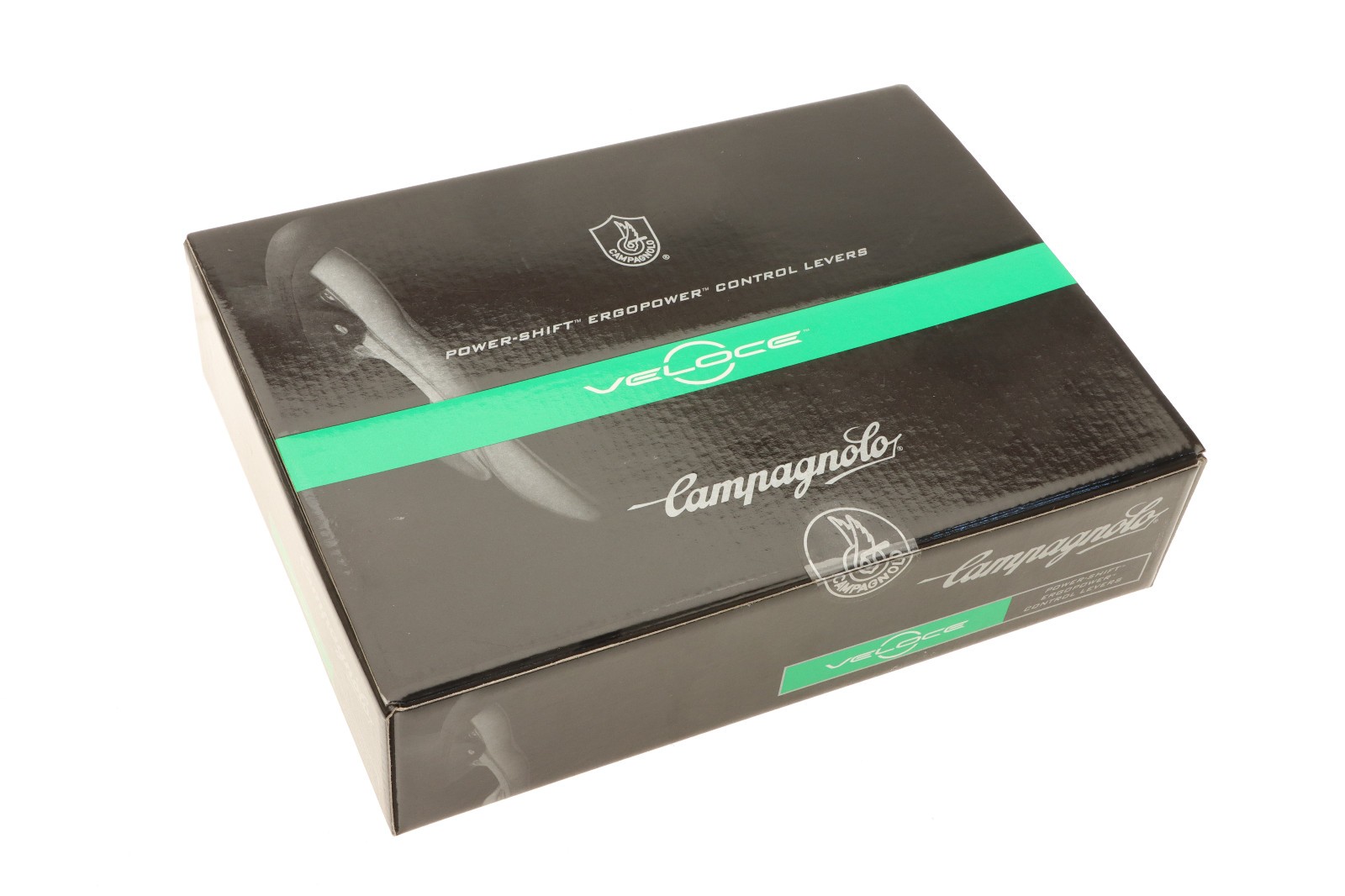Campagnolo Veloce 10 Speed Ergopower Brake Levers Shifters Silver 2015 NOS NEW