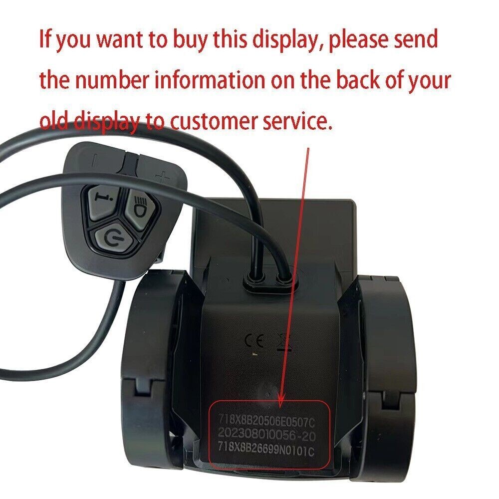 KD718 LCD Display Ebike Conversion Kit 36V 48V for E BIKE Himiway Ket Disp Meter