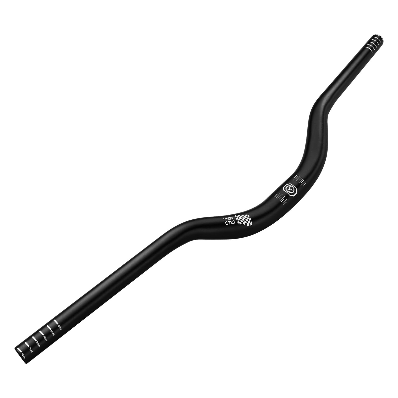 Corki Cycles SMPL Mountain Bike Handlebar 31.8mm Diameter 50mm Rise 720mm Wid…