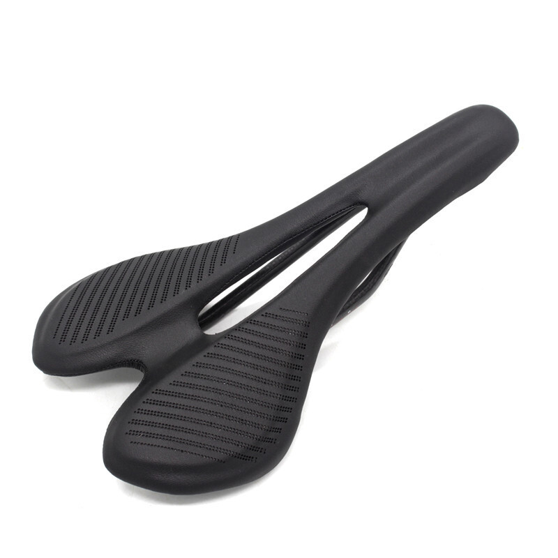 Bicycle Comfort Saddles Carbon EVA Leather Racing MTB Road Bike Seat 270*143mm