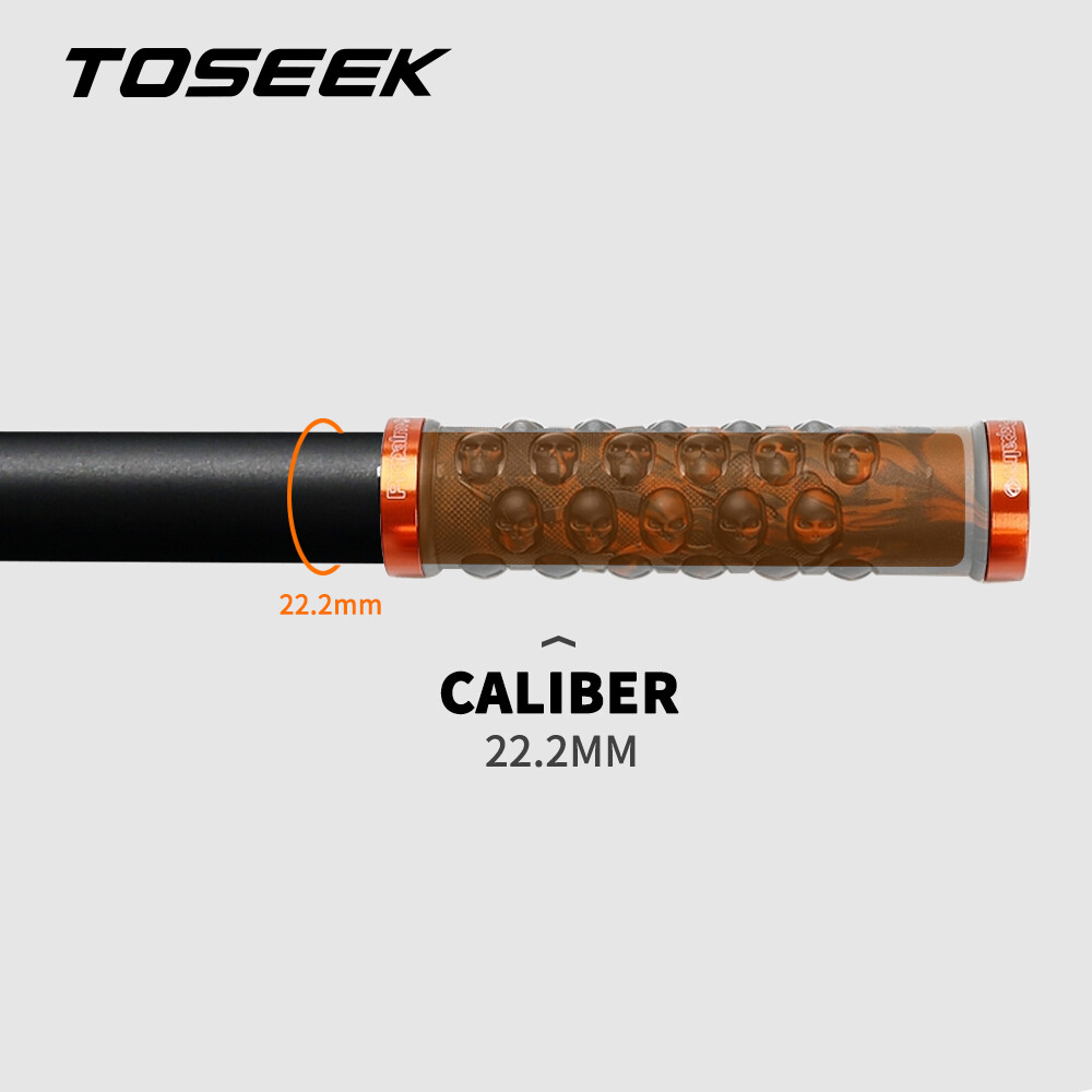 TOSEEK Carbon Fiber Flat Bar Rise Bar XC Mountain Bike Handlebar 31.8*600-760mm